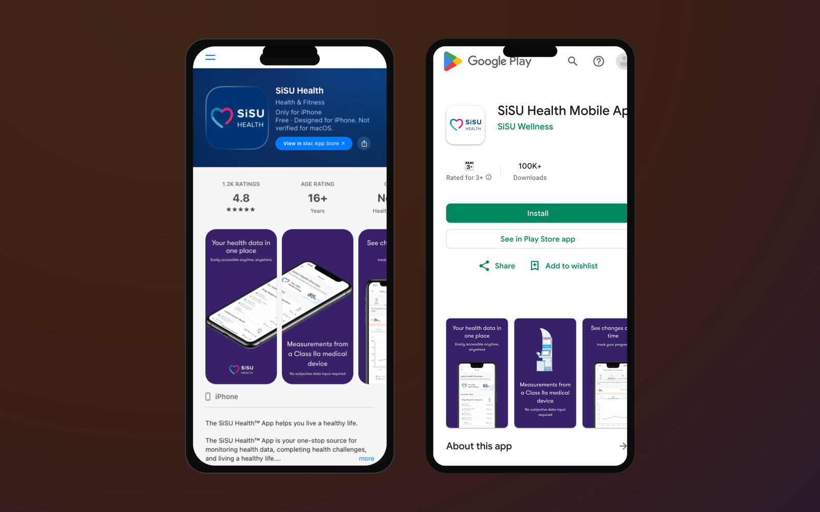 SiSU Health App · The consumer health app we build for SiSU Health Group, part of Wesfarmers Health: real-time health-station data, offline-capable, past 200K+ downloads.